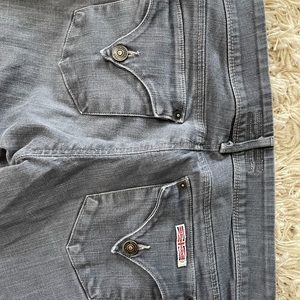 Grey Hudson skinny jeans size 28